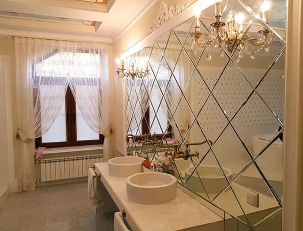 Зеркала с фацетом для ванной